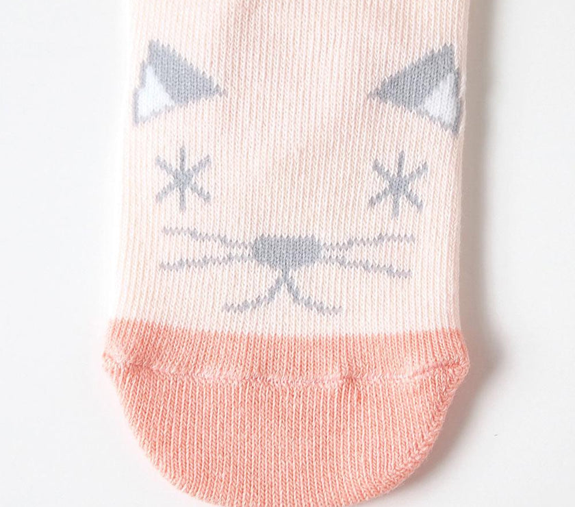 Hoppetta Animal Socks 9 to 11 cm - Pink | Little Baby.