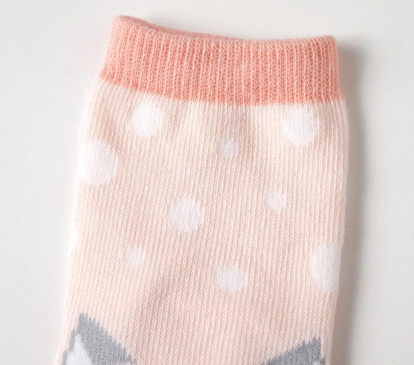 Hoppetta Animal Socks 9 to 11 cm - Pink | Little Baby.