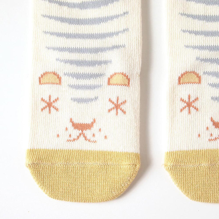 Hoppetta Animal Socks 9 to 11 cm - Yellow | Little Baby.