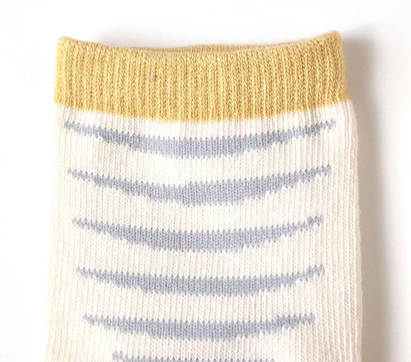 Hoppetta Animal Socks 9 to 11 cm - Yellow | Little Baby.