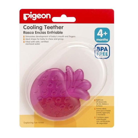 Pigeon Cooling Teether – Fruits Series (Strawberry) | Little Baby.