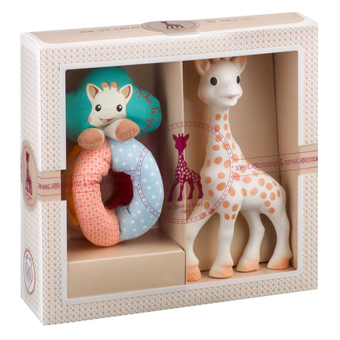 Sophie la girafe Sophiesticated Rattle Set | Little Baby.