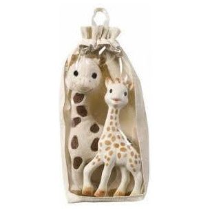 Sophie the Giraffe set: Giraffe Soft toy + Sophie the Giraffe Teether | Little Baby.
