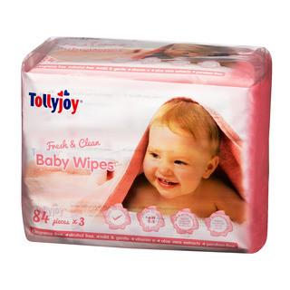 Tollyjoy Fresh & Clean Wet Wipes (84s x 3) | Little Baby.