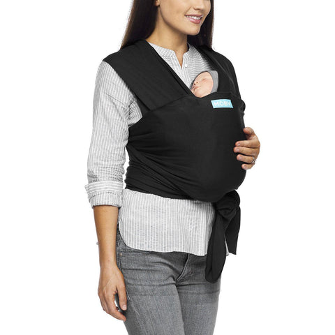 MOBY Wrap Classic 100% Cotton - Black | Little Baby.