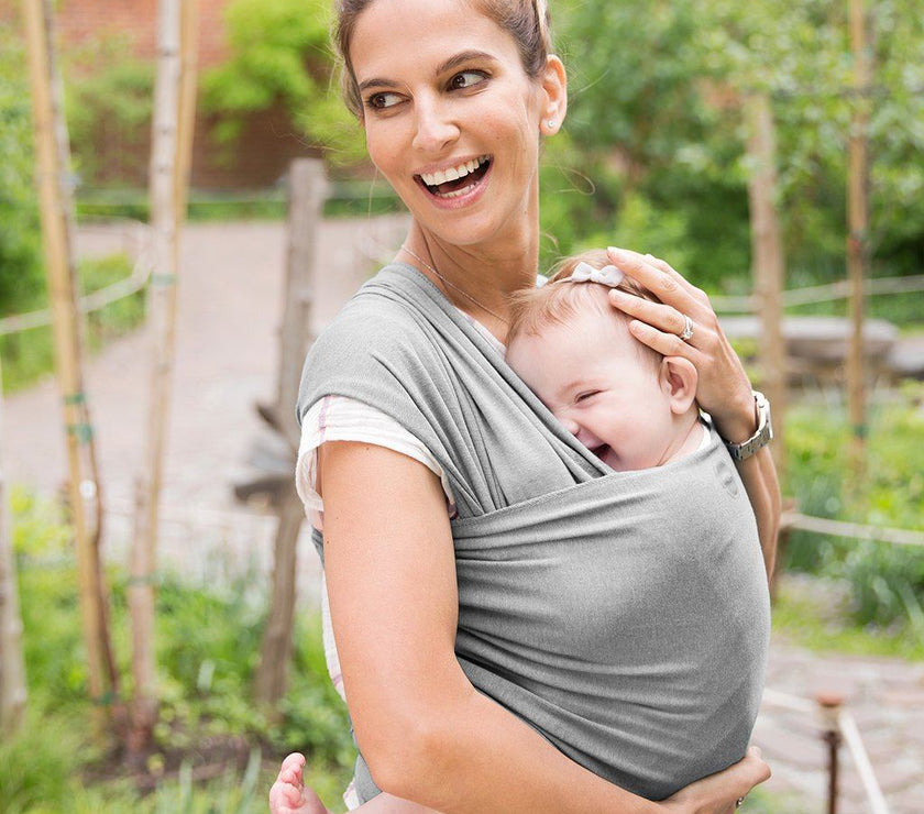 MOBY Classic Wrap - Gray | Little Baby.