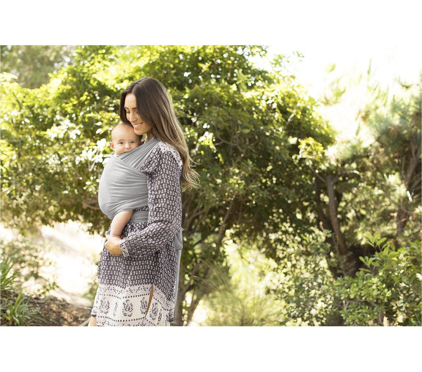 MOBY Classic Wrap - Gray | Little Baby.