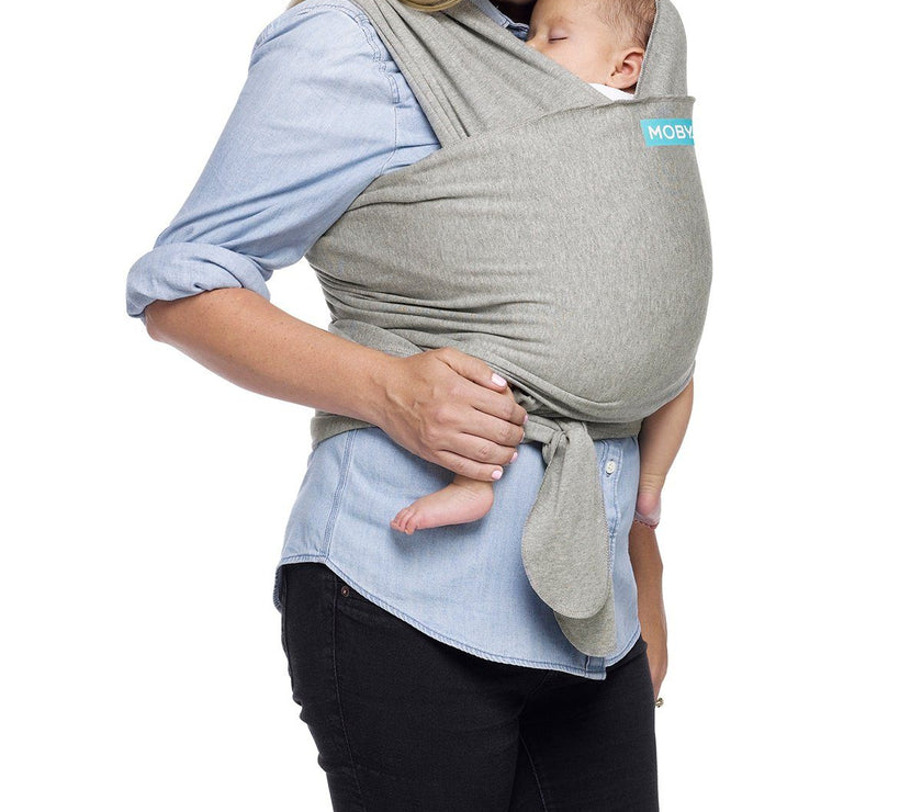 MOBY Classic Wrap - Gray | Little Baby.