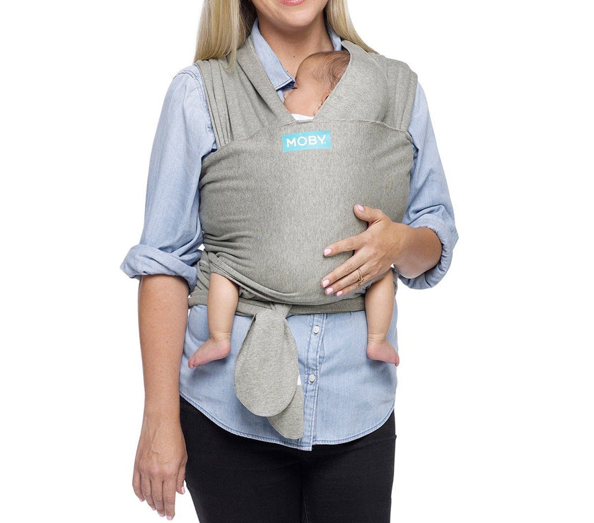 MOBY Classic Wrap - Gray | Little Baby.