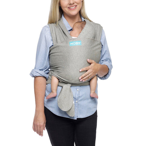 MOBY Classic Wrap - Gray | Little Baby.