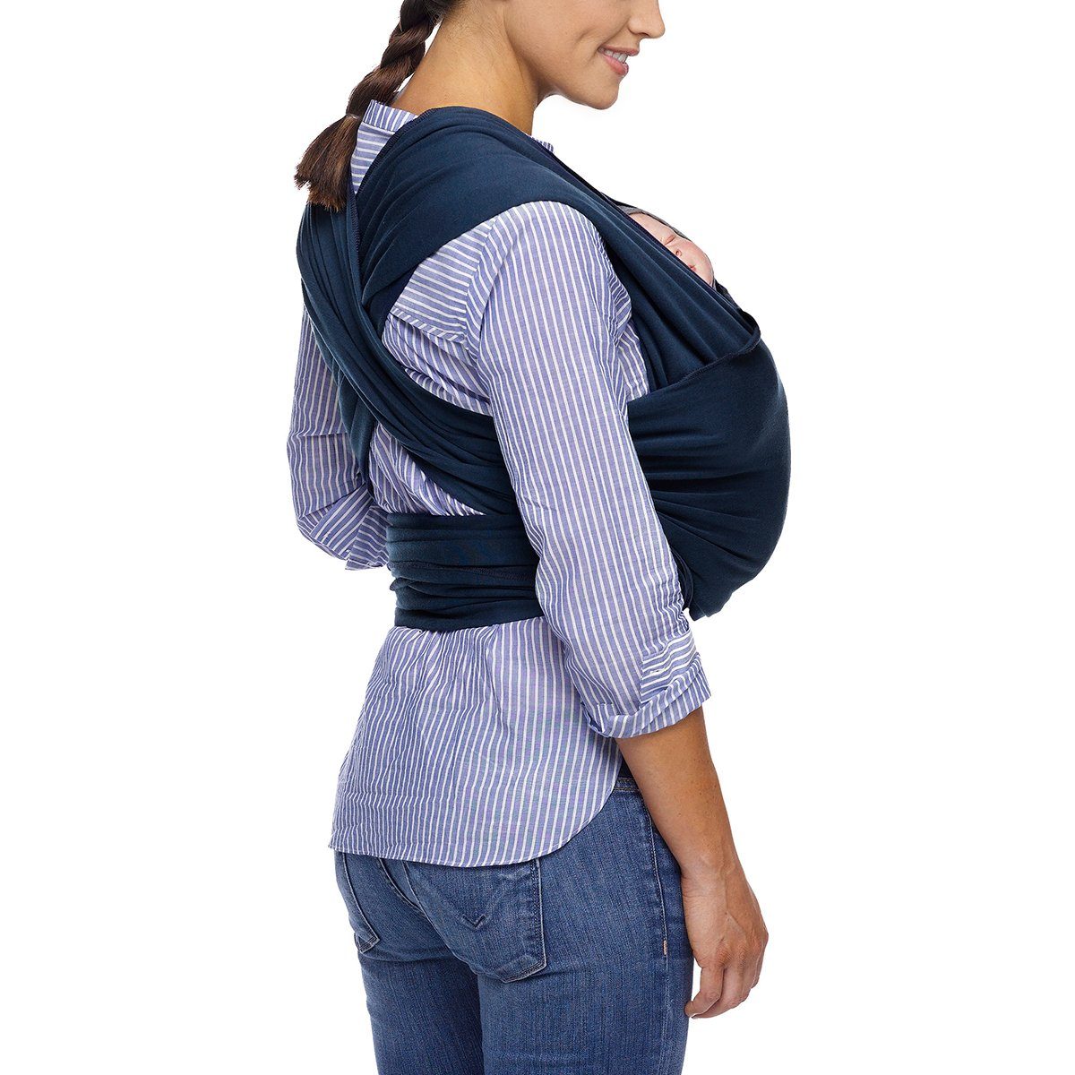 MOBY Wrap Classic 100% Cotton - Midnight | Little Baby.