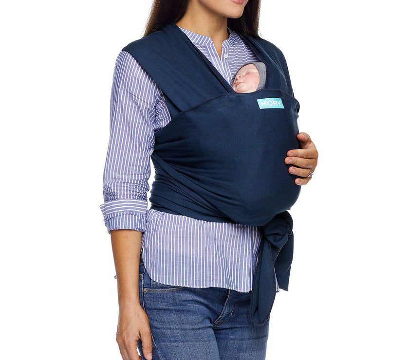 MOBY Wrap Classic 100% Cotton - Midnight | Little Baby.