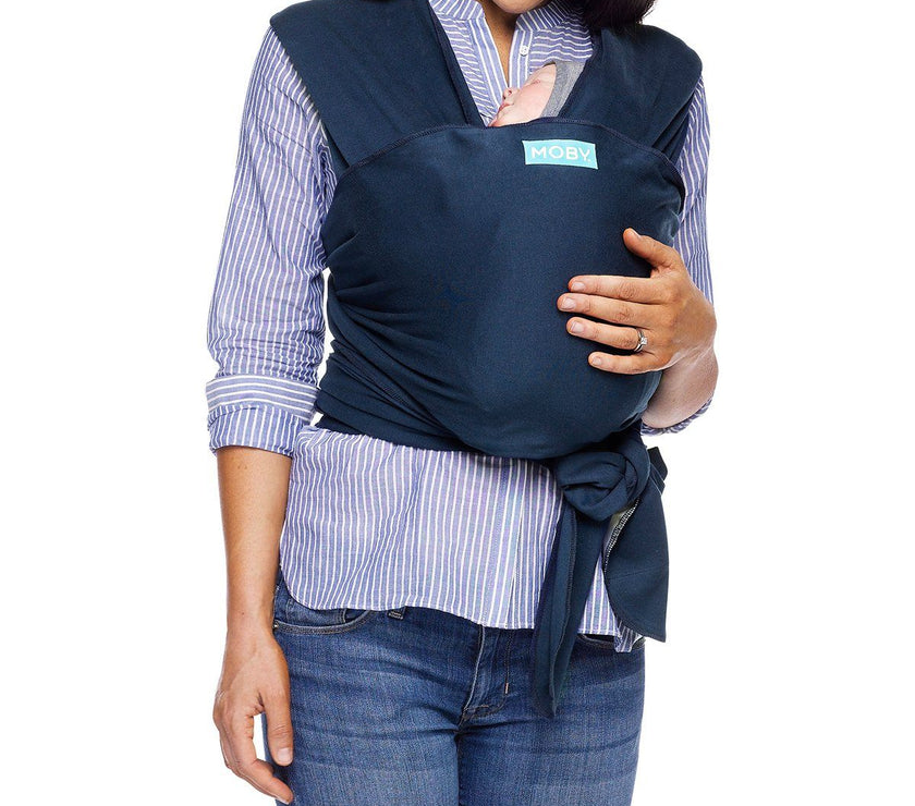MOBY Wrap Classic 100% Cotton - Midnight | Little Baby.