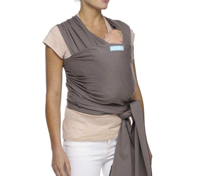 MOBY Wrap Classic 100% Cotton - Slate | Little Baby.