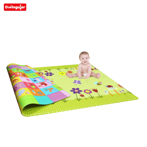Dwinguler Garden Delight Green Playmat Size M15 | Little Baby.