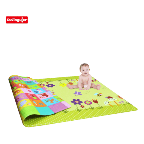 Dwinguler Garden Delight Green Playmat Size M15 | Little Baby.