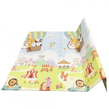 Lucky Baby Tell Me A Story™ Educative XPE Dual Foldable Mats - Carnival/ABC (10mm)-2