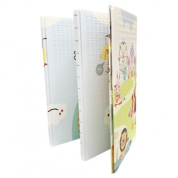 Lucky Baby Tell Me A Story™ Educative XPE Dual Foldable Mats - Carnival/ABC (10mm)-10