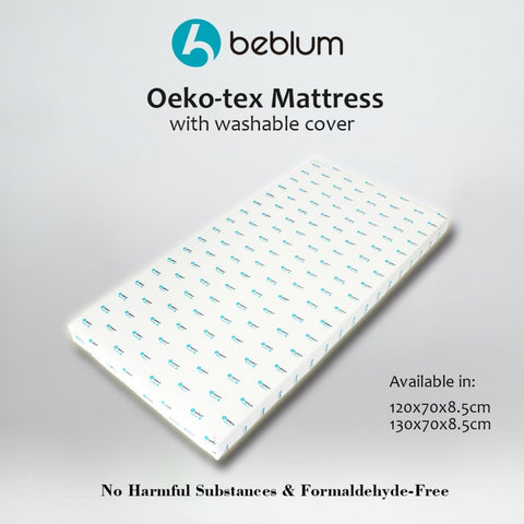 Beblum OekoTex Baby Cot Mattress (Assorted Sizes)