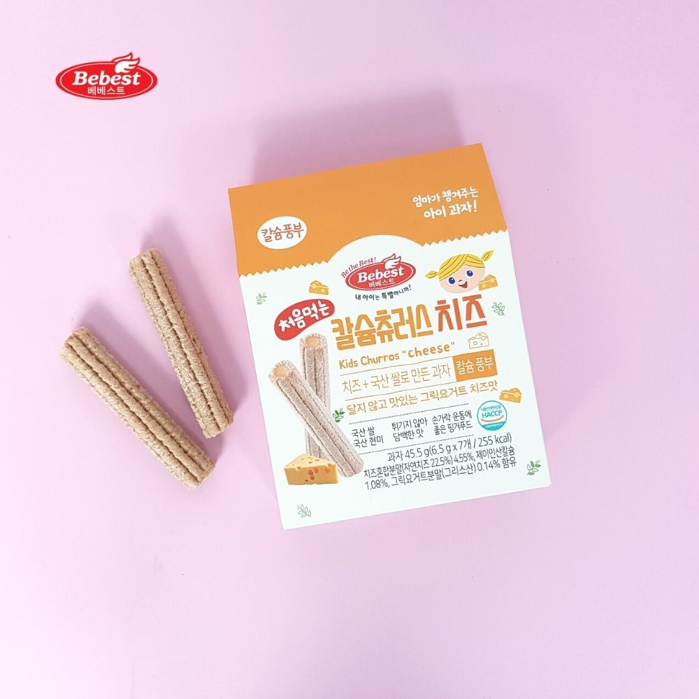 Bebest Kids Calcium Churros - Cheese (6.5g x 7ea)