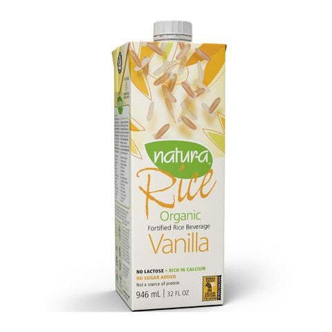 Natur-a Enriched Rice Beverage - Vanilla (Organic), 946 ml. | Little Baby.