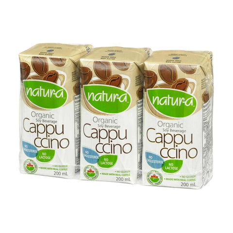 Natur-a Enriched Soy Beverage - Cappuccino (Organic), 200 ml. | Little Baby.