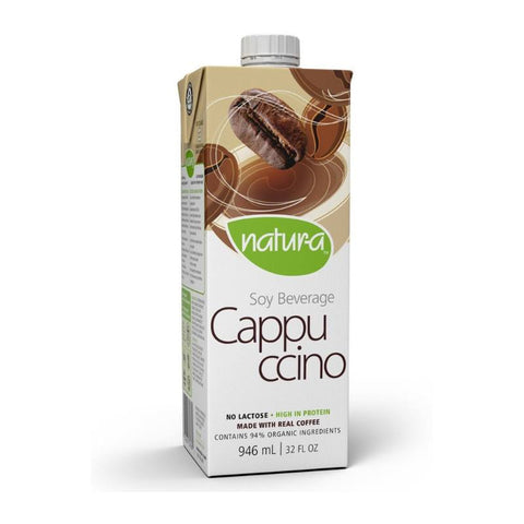 Natur-a Enriched Soy Beverage - Cappuccino (Organic), 946 ml. | Little Baby.