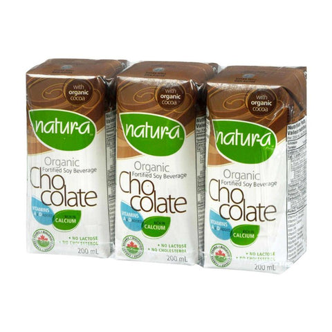 Natur-a Enriched Soy Beverage - Chocolate (Organic), 200 ml. | Little Baby.