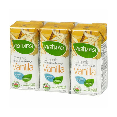 Natur-a Enriched Soy Beverage - Vanilla (Organic), 200 ml. | Little Baby.