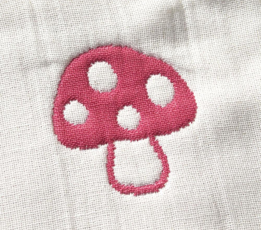 Hoppetta Champignon Fukufuku 6-Gauze Night Robe | Little Baby.