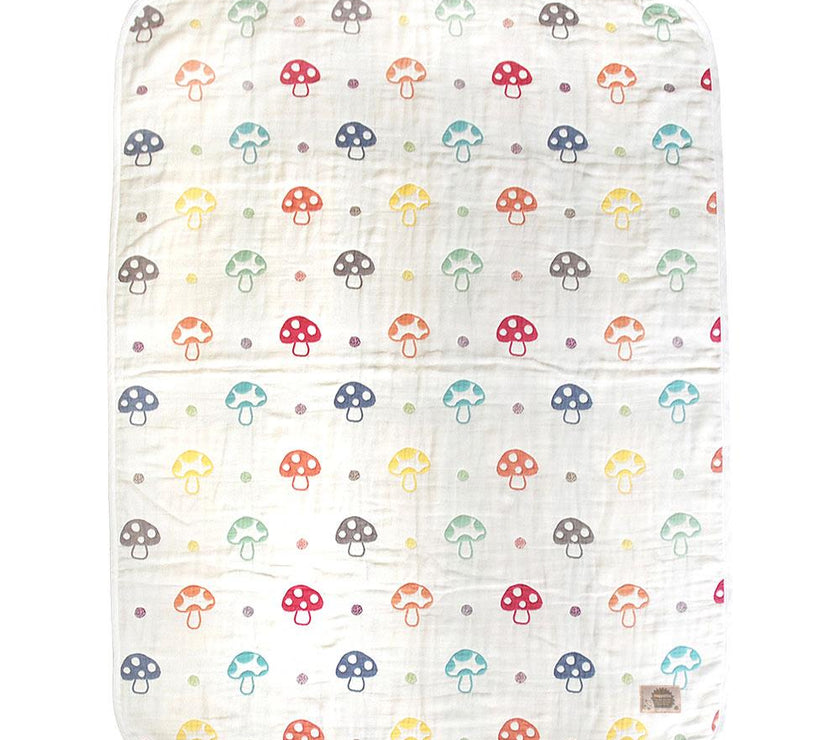 Hoppetta Champignon Fukufuku 6-gauze Todoraketto (L size) | Little Baby.