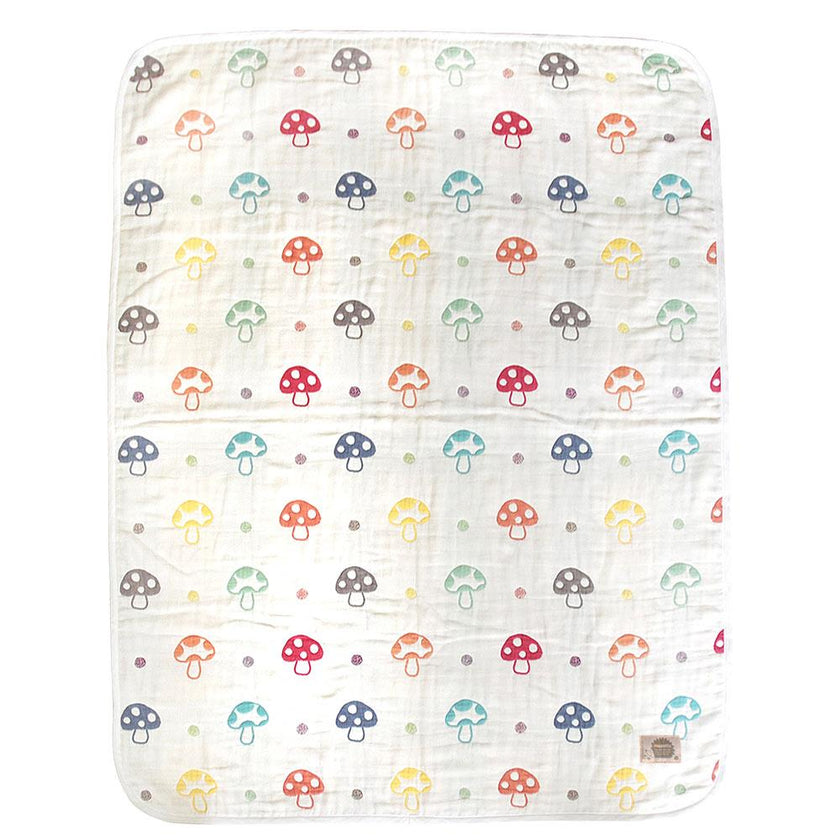 Hoppetta Champignon Fukufuku 6-gauze Todoraketto (L size) | Little Baby.