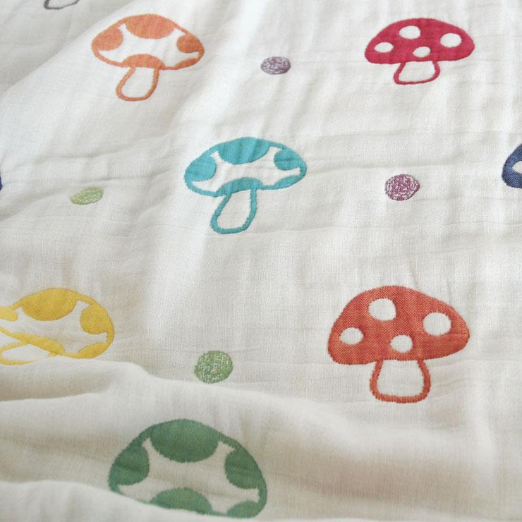 Hoppetta Champignon Fukufuku 6-gauze Todoraketto (L size) | Little Baby.