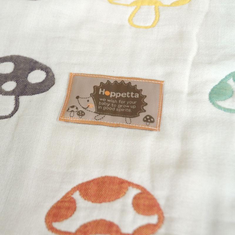 Hoppetta Champignon Fukufuku 6-gauze Todoraketto (L size) | Little Baby.