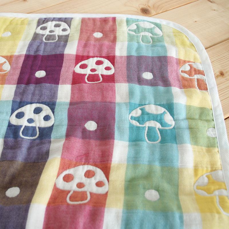 Hoppetta Champignon Fukufuku 6-gauze Todoraketto (L size) | Little Baby.