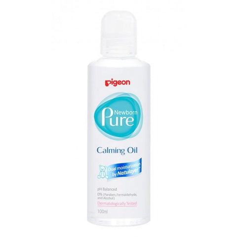 Pigeon Pure Calming Oil Newborn 100ml (Made In Japan) | Little Baby.