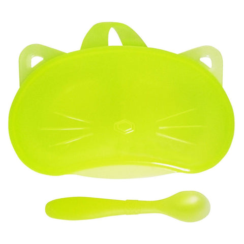 Bonbijou Easy Grip Feeding Bowl with Spoon | Little Baby.