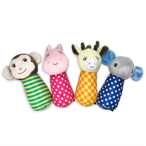 Bonbijou Squeakie & Rattle Toy | Little Baby.