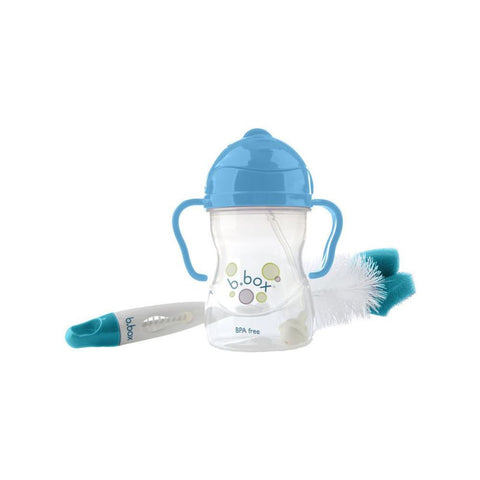 B.Box 2-in-1 Bottle and Teat cleaner (Aqua) | Little Baby.