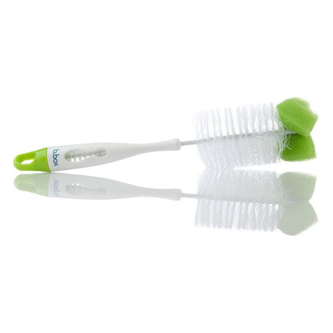 B.Box 2-in-1 Bottle and Teat cleaner (Lime) | Little Baby.