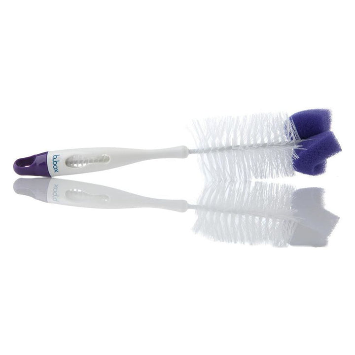 B.Box 2-in-1 Bottle and Teat cleaner (Plum) | Little Baby.