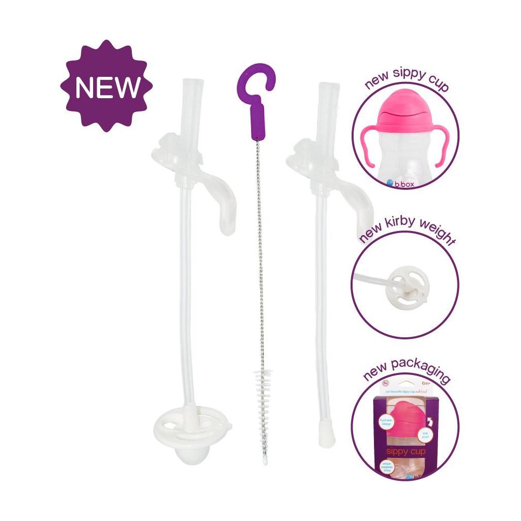 B.Box Replacement Straw Pack (New Version for 2019 Sippy Cup) | Little Baby.