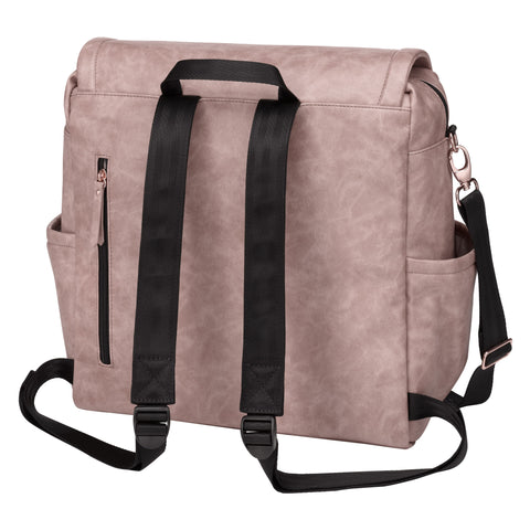 Petunia Pickle Bottom Boxy Backpack: Dusty Rose Matte Leatherette