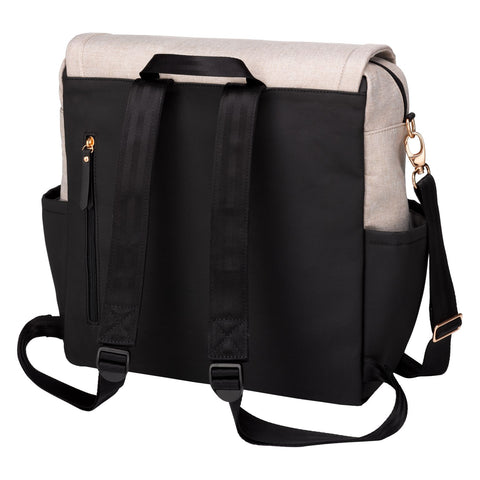 Petunia Pickle Bottom Boxy Backpack: Sand/Black