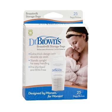 Dr Brown's Breastmilk Storage Bags (6OZ/180ml) 25 Pack | Little Baby.