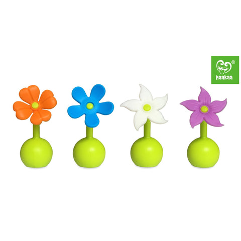Haakaa Silicone Breast Pump Flower Stopper | Little Baby.