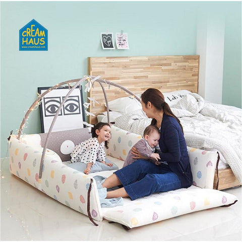Creamhaus Inua Bumper Bed - Vivid (160x110x40cm) | Little Baby.