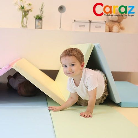 Caraz Baby Folder Mat Wide 200x100x4cm - Sapphire