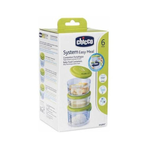 Chicco Baby Food Containers System for 6M+ | Little Baby.