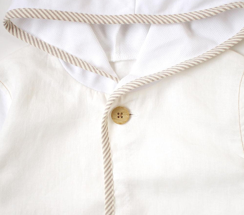 Hoppetta UV Cut Parker White | Little Baby.